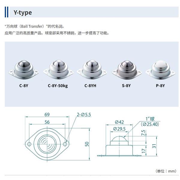 FREEBEAR福力百亞萬向球無塵室規(guī)格S-5HK-UPE-CR