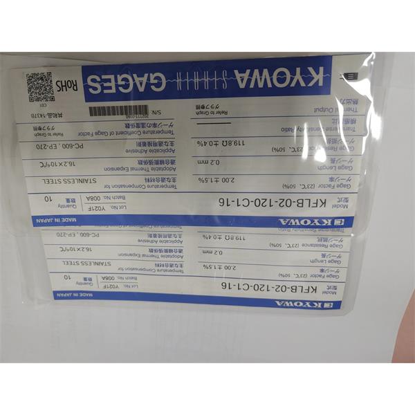日本KYOWA共和配件耗材應變片KFGS-5-350-C1-16 L30C2R