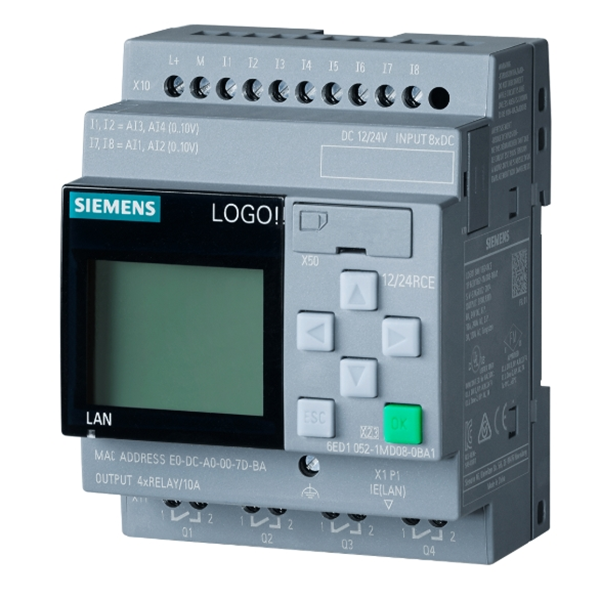 德國(guó)SIEMENS西門(mén)子PLC可編程控制器LOGO! DM8 12/24R