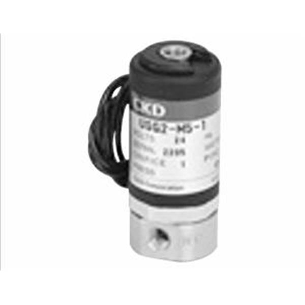 CKD喜開理多種流體小型直動(dòng)式2通電磁閥USG2-M5-2-AC100V